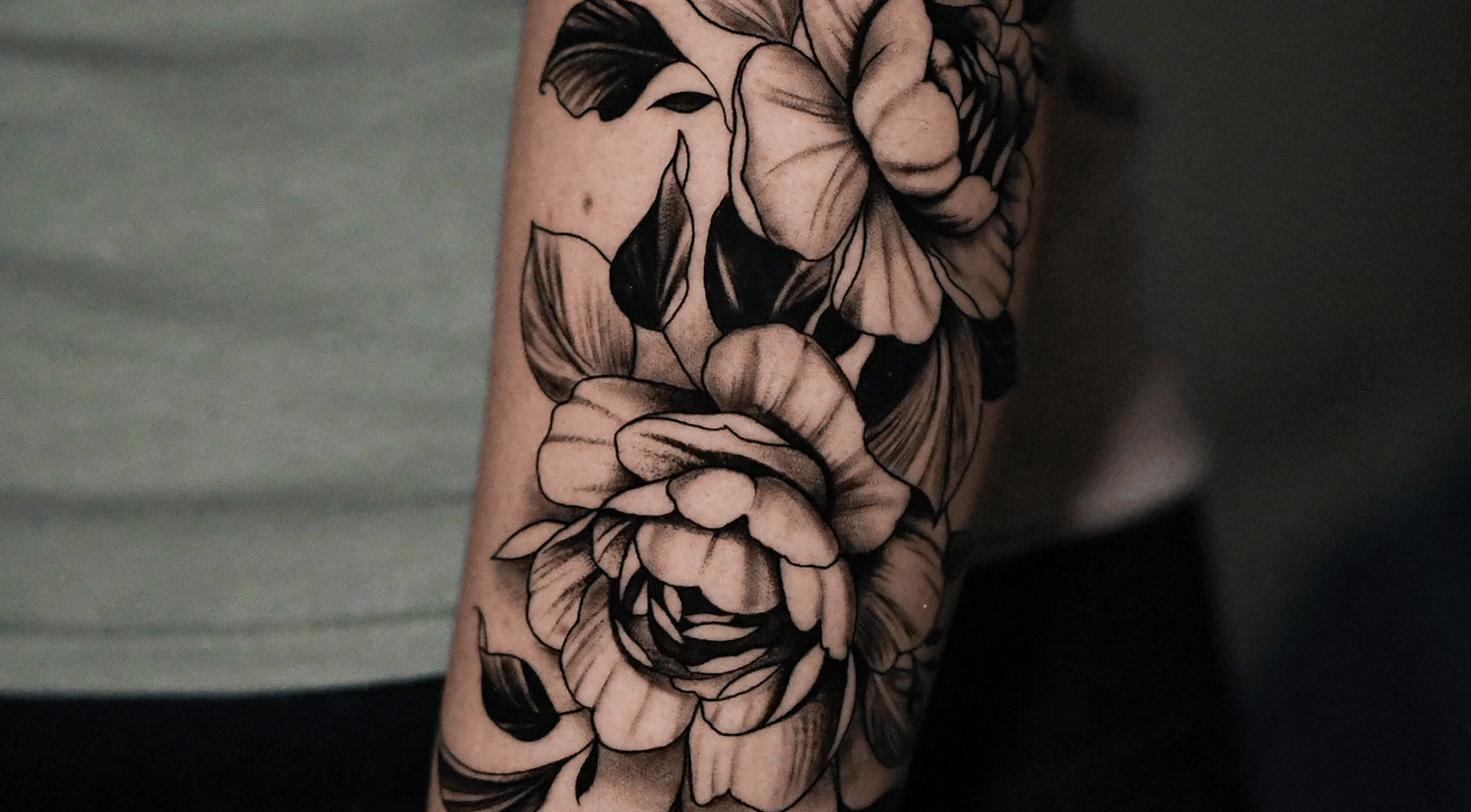 Woman's Arm Tattoo by Colombian Tattoo Artist Clayton Goethe